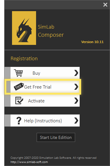 SimLab Trial License 1